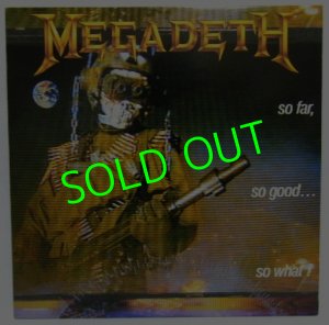 画像1: MEGADETH/ So Far,So Good...So What! [LP]