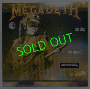画像1: MEGADETH/ So Far,So Good...So What![LP]
