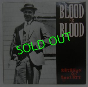 画像1: BLOOD FOR BLOOD/ Revenge On Society(limited clear red vinyl)[LP]