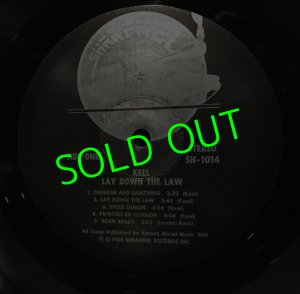 画像3: KEEL/ Lay Down The Law[LP]
