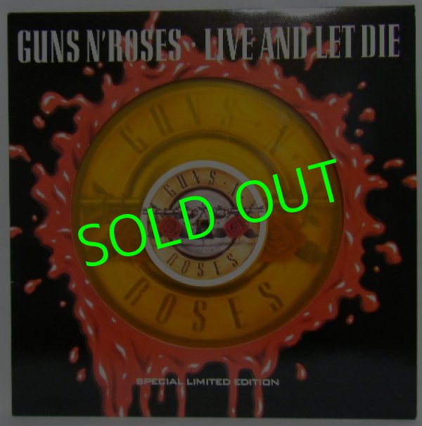 画像1: GUNS N' ROSES/ Live and Let Die(Limited Picture Edition)[12'']