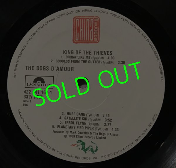 画像3: THE DOGS D’AMOUR/ King Of The Thieves[LP] 