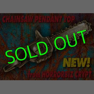 画像: HORRORBIZ CRYPT Original Silver Accessory 02/ THE CHAINSAW PENDANT TOP