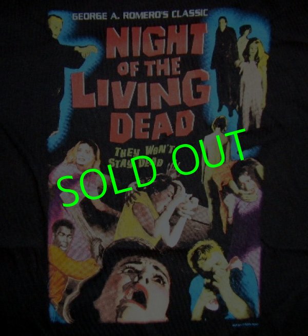 画像1: NIGHT OF THE LIVING DEAD : Color Poster T-Shirt