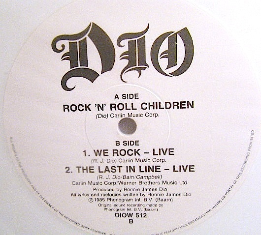 画像: DIO/ Rock 'N' Roll Children(Limited Edition) [12"] 