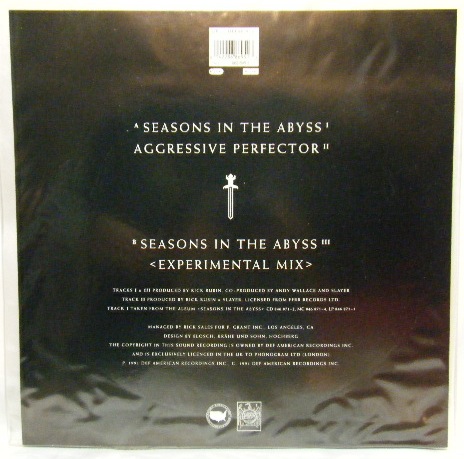 画像: SLAYER/ Seasons In The Abyss(Shaped Picture Disc Edition) [7"]