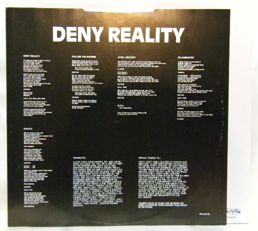 画像: RE-ANIMATOR/ Deny Reality [LP]  