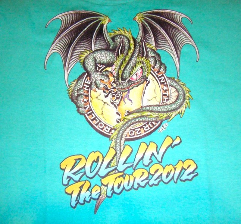 画像: ★☆★SALE!!!★☆★ ROLLIN' Dragon T-Shirt (Mint Green)