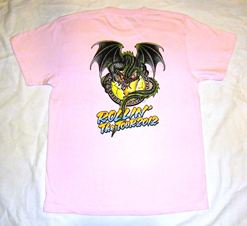 画像: ★☆★SALE!!!★☆★ ROLLIN' Dragon T-Shirt (Baby Pink)