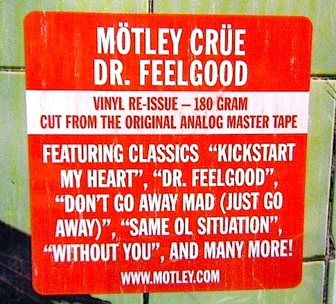 画像: MOTLEY CRUE/ Dr. Feelgood [LP] 