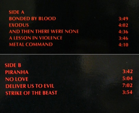 画像: EXODUS/ Bonded by Blood [LP]