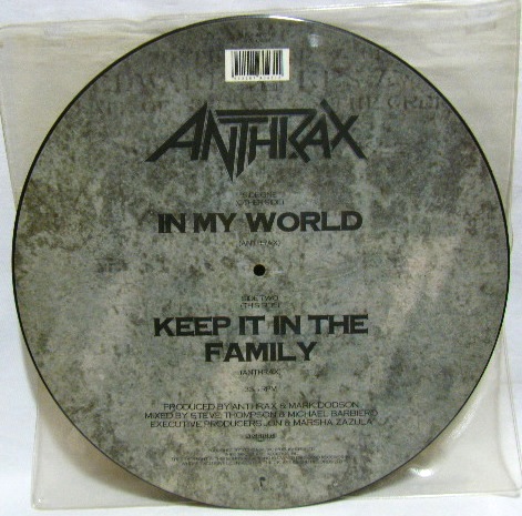 画像: ANTHRAX/ In My World(Limited Picture Disc) [12"] 