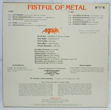 画像: ANTHRAX/ Fistful of Metal [LP]