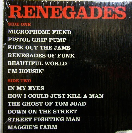 画像: RAGE AGAINST THE MACHINE/ Renegades [LP]