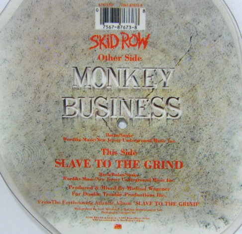 画像: SKID ROW/ Monkey Business(Shaped Picture Edition)[7'']