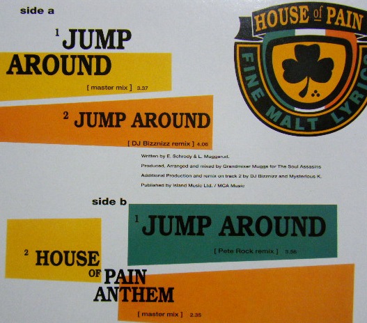 画像: HOUSE OF PAIN/ Jump Around(Remix)[12'']