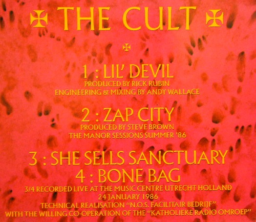 画像: THE CULT/ Lil' Devil[12'']