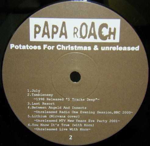 画像: PAPA ROACH/ Potatoes for Christmas & Unreleased[LP]