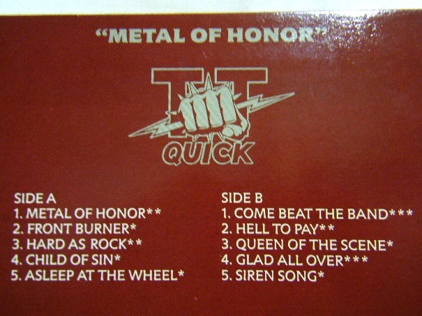 画像: TT QUICK/ Metal of Honor[LP] 