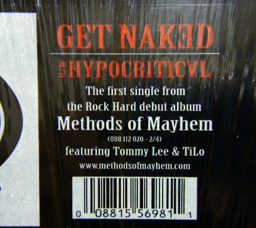画像: METHODS OF MAYHEM/ Get Naked/Hypocritical[12'']