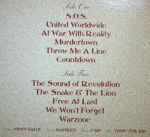 画像: WARZONE/ The Sound of Revolution[LP]