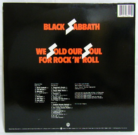 画像: BLACK SABBATH/We Sold Our Soul For Rock 'n' Roll[LP]