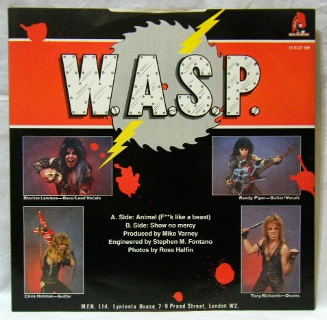 画像: W.A.S.P./ Animal(Fxxk like A Beast)/Limited White Vinyl[12"]