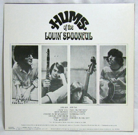 画像: LOVIN' SPOONFUL/ Hums of the Lovin' Spoonful[LP] 