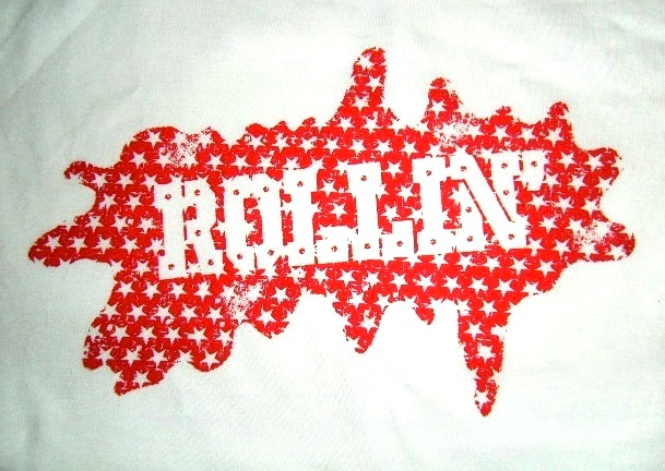 画像: ROLLIN' Star Logo Raglan Baseball Shirt (Black)