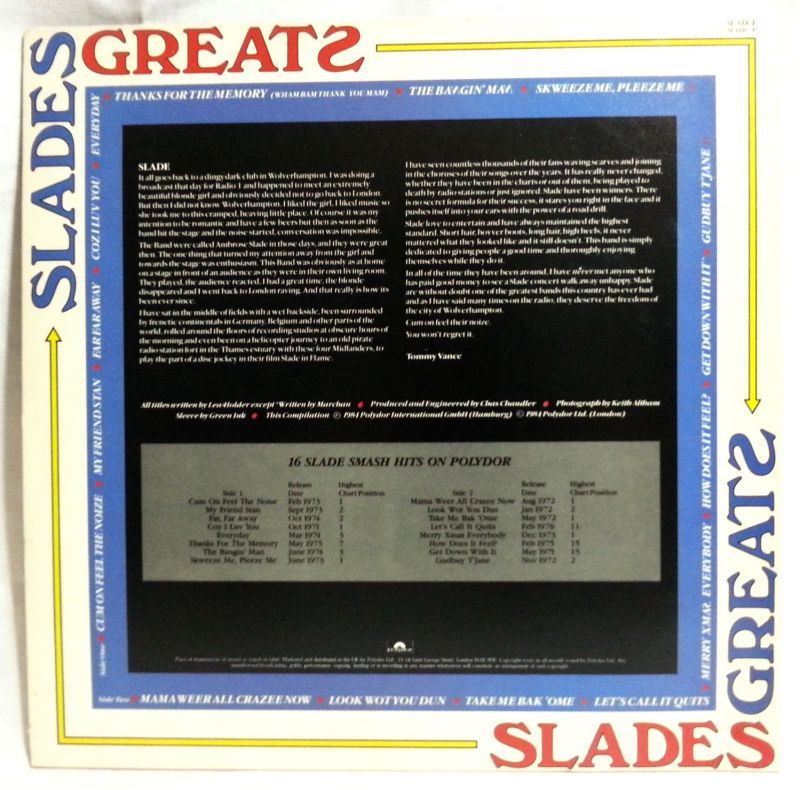 画像: SLADE/ SladesGreats[LP]