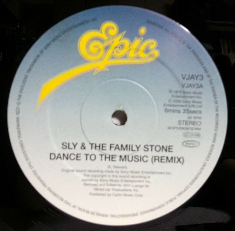 画像: SLY&THE FAMILY STONE/ Dance To The Music[12'']