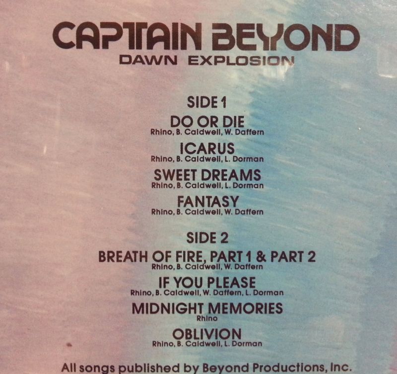 画像: CAPTAIN BEYOND/ Dawn Explosion[LP]