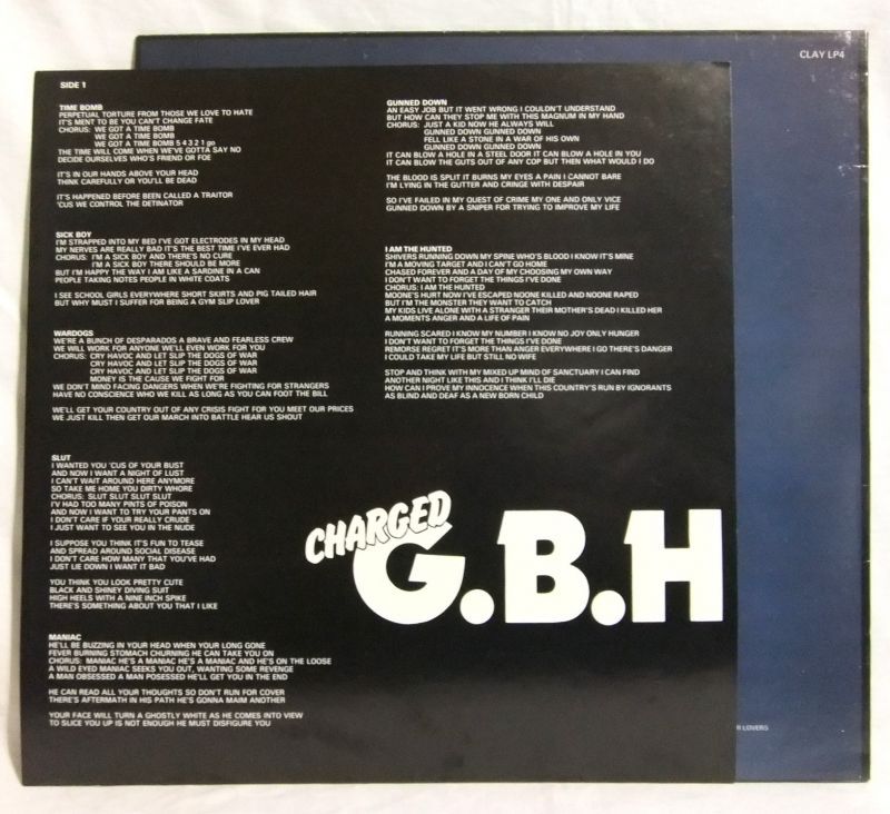 画像: CHARGED G.B.H/ City Baby Attacked By Rats[LP]