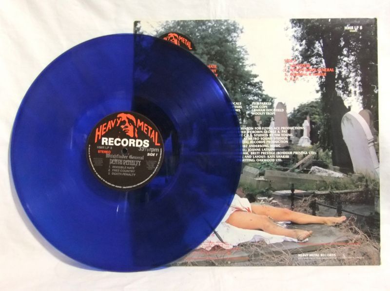 画像: WITCHFINDER GENERAL/ Death Penalty(Limited Clear Blue Vinyl)[LP]