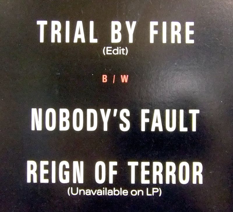 画像: TESTAMENT/ Trial By Fire[12'']