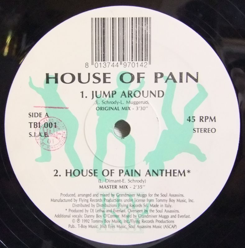 画像: HOUSE OF PAIN/ Jump Around/H.O.P. Anthem[12'']