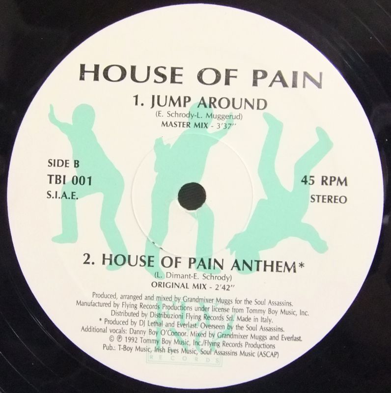 画像: HOUSE OF PAIN/ Jump Around/H.O.P. Anthem[12'']