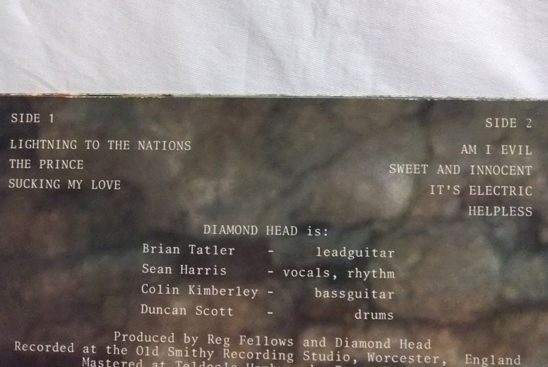 画像: DIAMOND HEAD/ Lightning To The Nations[LP]