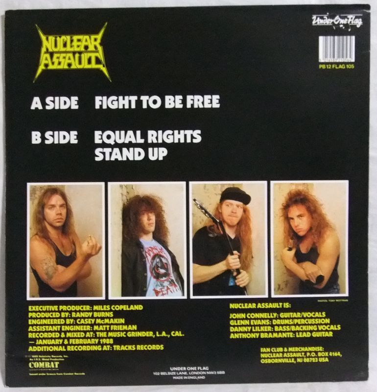 画像: NUCLEAR ASSAULT/ Fight To Be Free(Limited Poster Bag Edition)[12'']