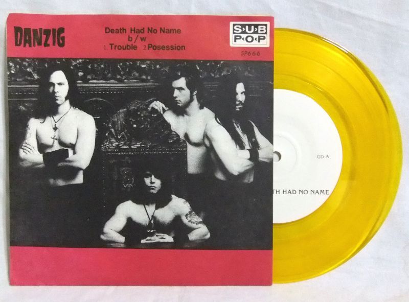 画像: DANZIG/ Death Had No Name(Limited Clear Yellow Vinyl)[7'']