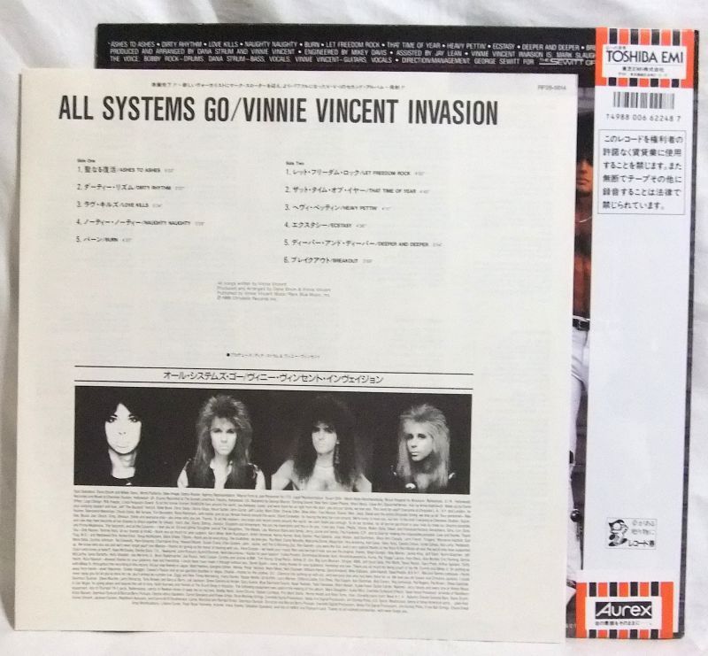 画像: VINNIE VINCENT INVASION/ All Systems Go[LP]