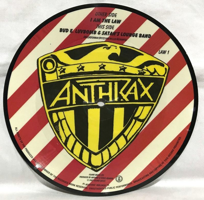 画像: ANTHRAX/ I Am The Law(Limited Picture Vinyl)[7’’] 
