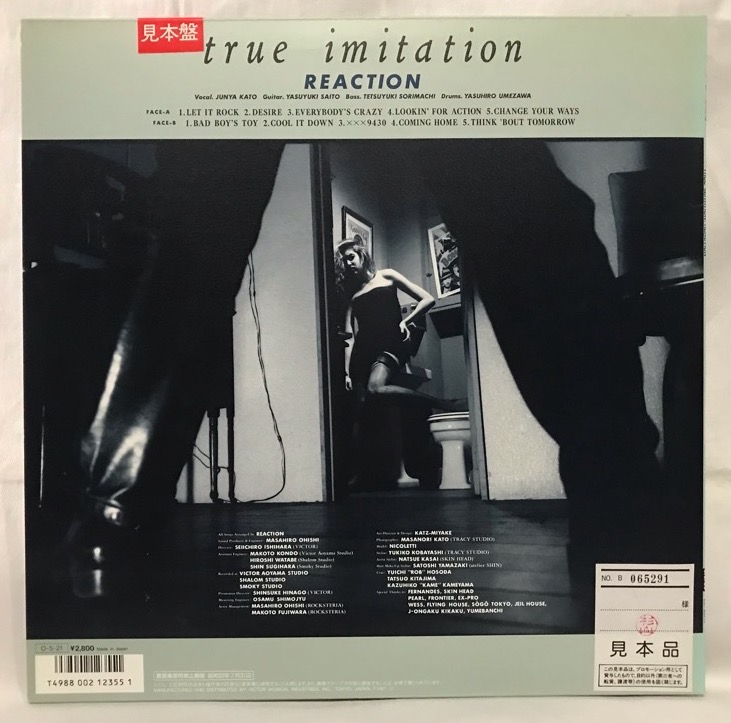 画像2: REACTION/ True Imitation[LP]
