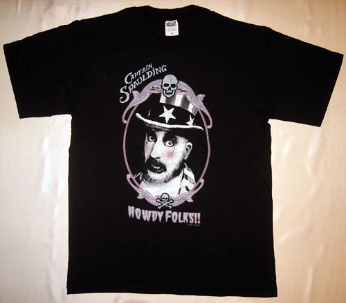 画像: HOUSE OF 1000 CORPSES : Capt Spaulding Portrait T-Shirt