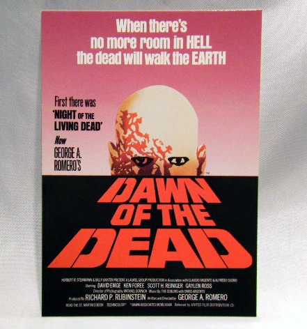 画像1: DAWN OF THE DEAD(Logo Poster) : Post Card 