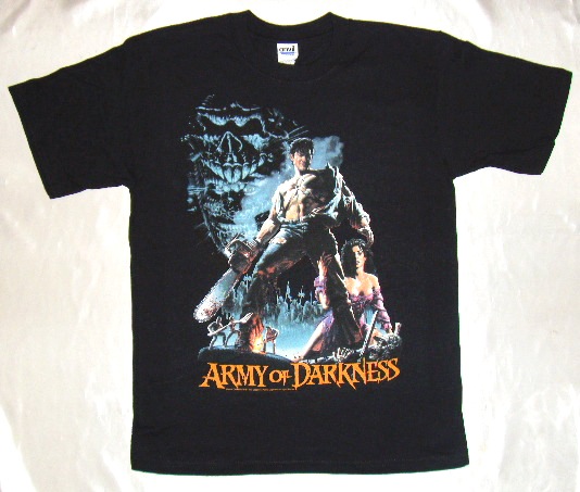 画像: ARMY OF DARKNESS：Smoking Chainsaw T-Shirt