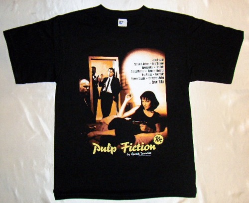 画像: PULP FICTION : Couch Poster T-Shirt